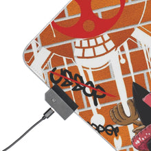 Load image into Gallery viewer, Usopp and Chopper RGB LED Mouse Pad (Desk Mat)
