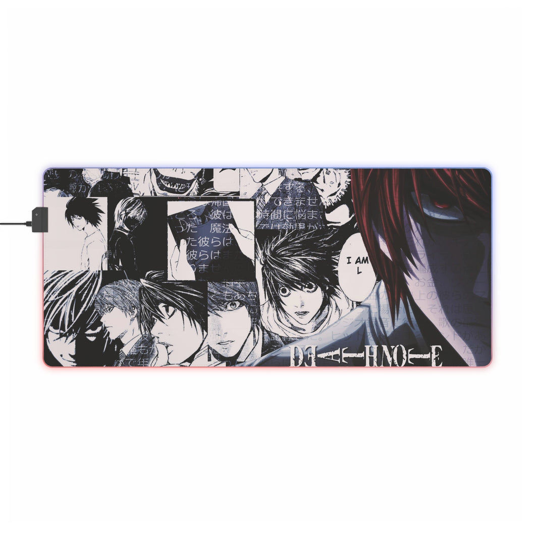 Death Note Light Yagami RGB LED Mouse Pad (Desk Mat)