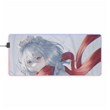 Load image into Gallery viewer, Sakuya Izayoi RGB LED Mouse Pad (Desk Mat)
