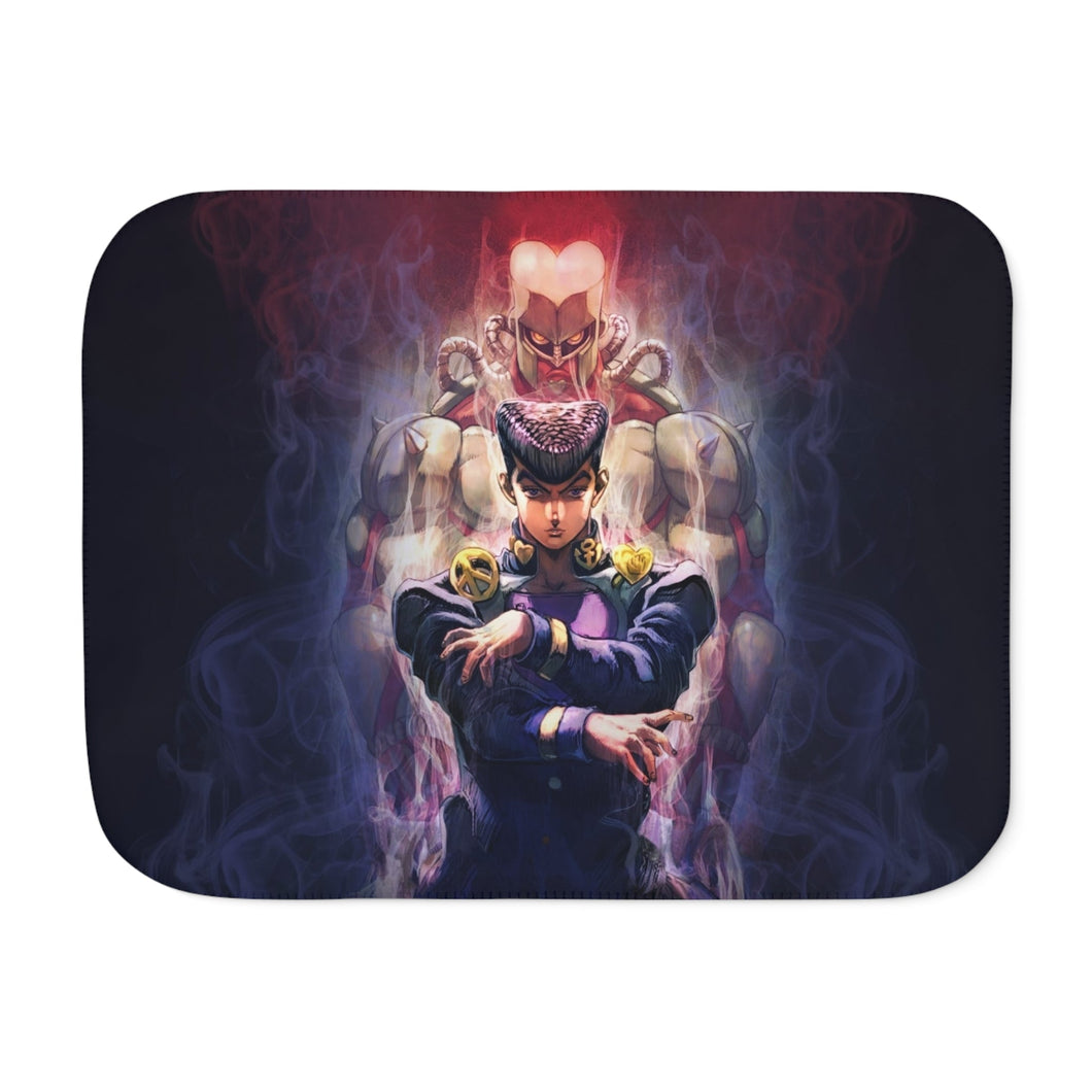Anime Jojo's Bizarre Adventure Sherpa Blanket