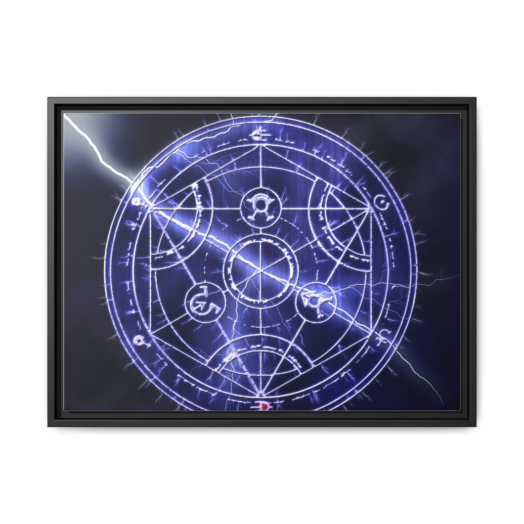Anime FullMetal Alchemist Canvas Framed Art Print