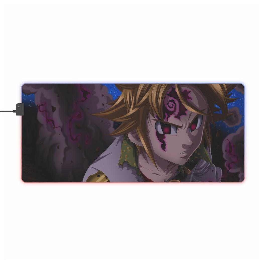 The Seven Deadly Sins Meliodas RGB LED Mouse Pad (Desk Mat)