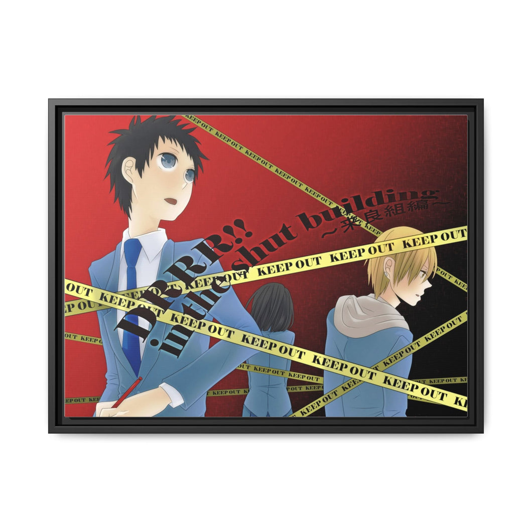 Durarara!! Masaomi Kida, Anri Sonohara Canvas Framed Art Print