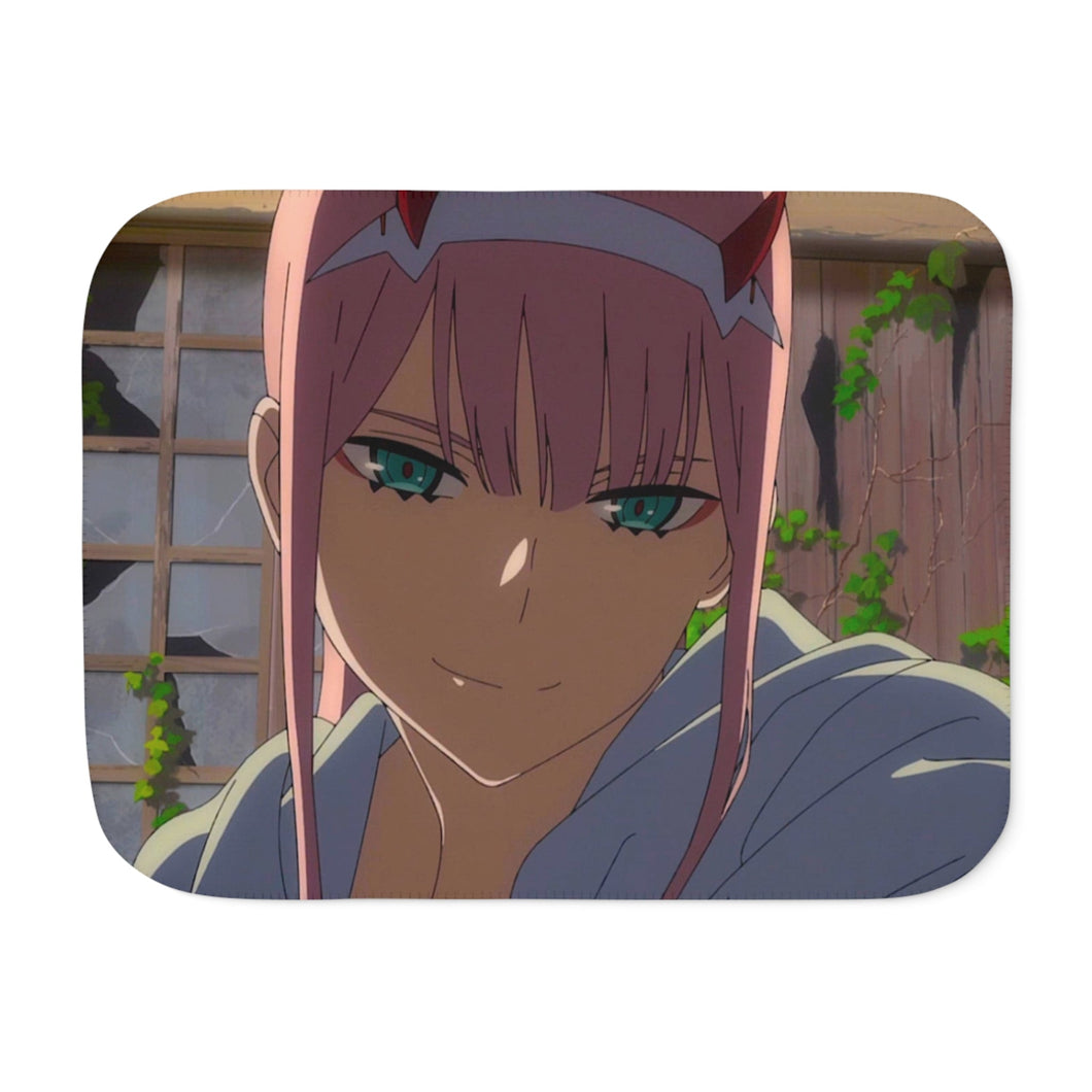 Anime Darling in the FranXX Sherpa Blanket