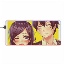 Load image into Gallery viewer, My Teen Romantic Comedy SNAFU Hachiman Hikigaya, Komachi Hikigaya RGB LED Mouse Pad (Desk Mat)
