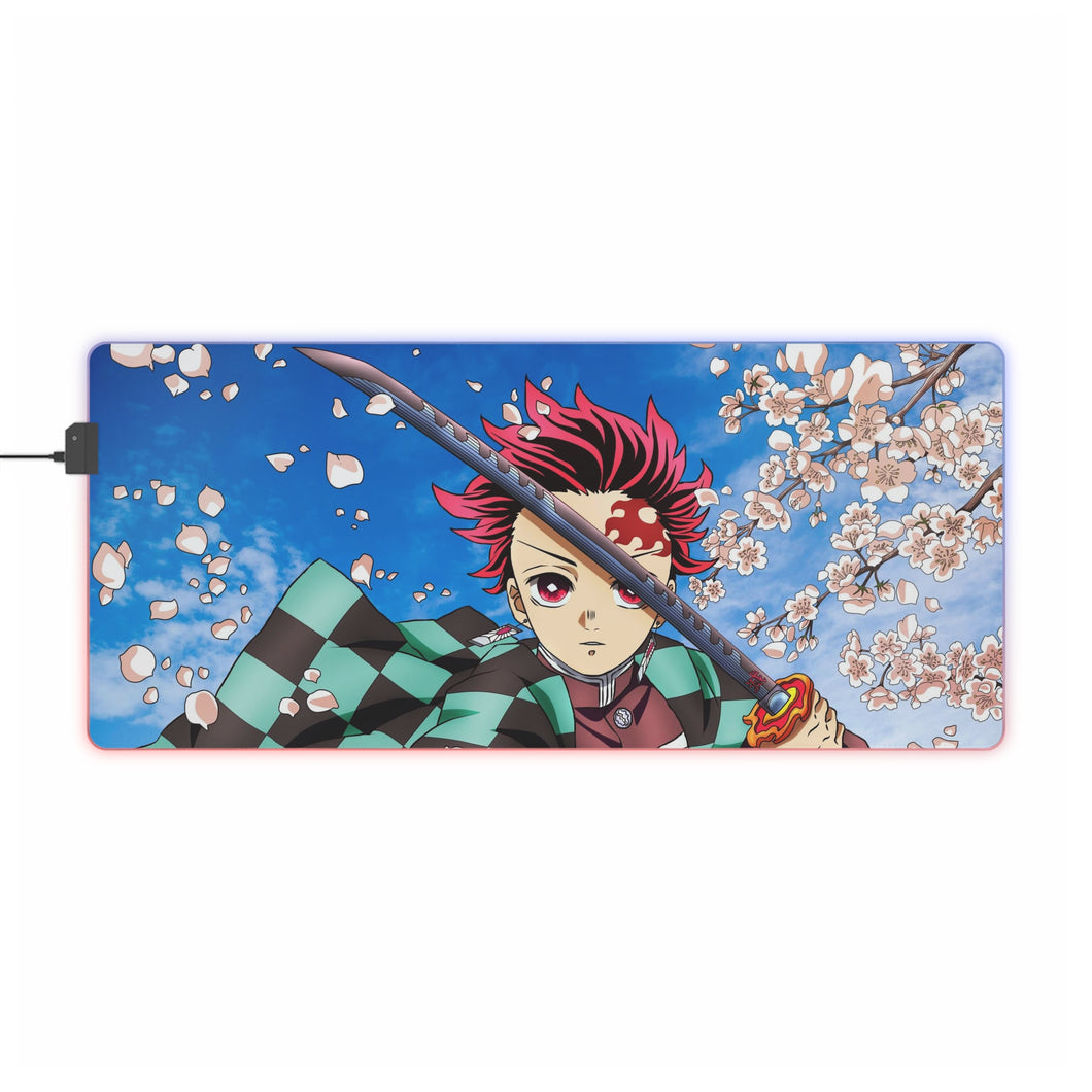 Demon Slayer: Kimetsu No Yaiba RGB LED Mouse Pad (Desk Mat)