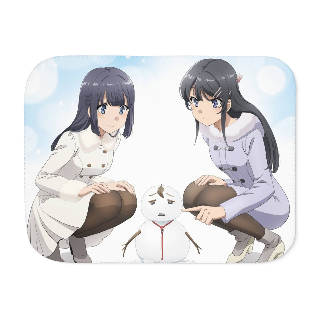 Rascal Does Not Dream of Bunny Girl Senpai Sherpa Blanket