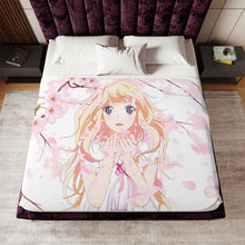 Load image into Gallery viewer, Anime Your Lie in April Sherpa Blanket

