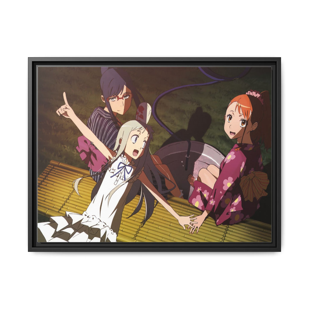 Anohana Canvas Framed Art Print