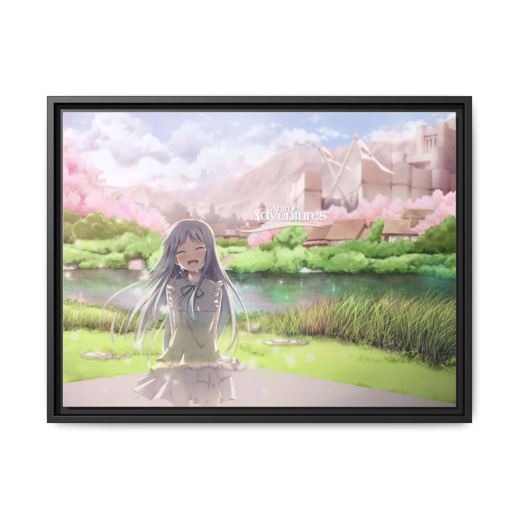 Anohana Meiko Honma Canvas Framed Art Print