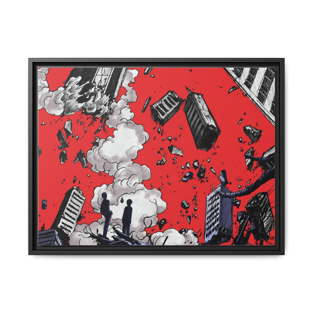 Mob Psycho 100 Canvas Framed Art Print