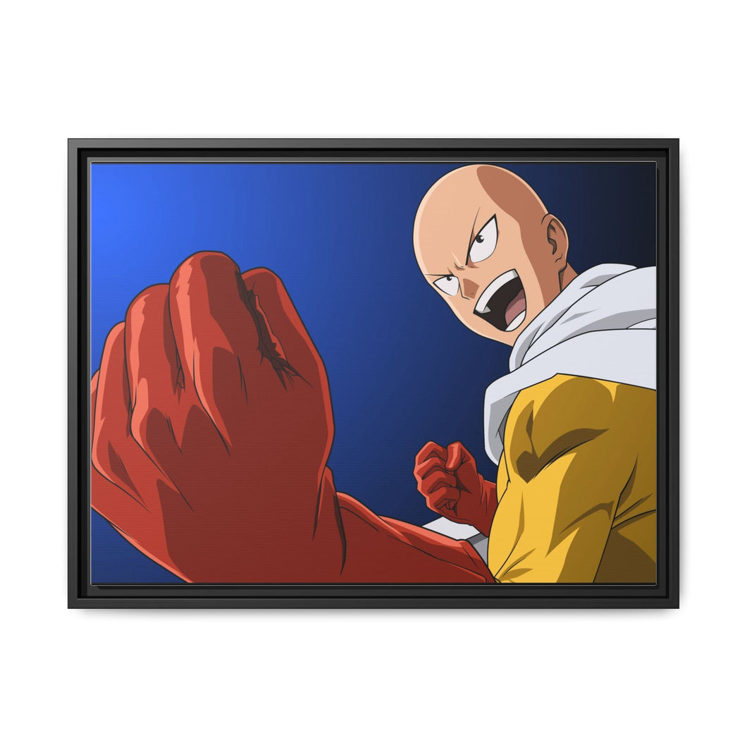 One-Punch Man Canvas Framed Art Print