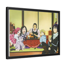 Load image into Gallery viewer, Noragami Yato, Yukine, Hiyori Iki, Kofuku Ebisu, Daikoku Canvas Framed Art Print
