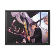 Highschool Of The Dead Canvas Framed Art Print