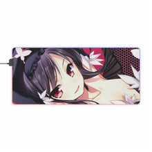 Load image into Gallery viewer, Accel World Kuroyukihime RGB LED Mouse Pad (Desk Mat)
