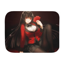 Load image into Gallery viewer, Yumeko Jabami Sherpa Blanket
