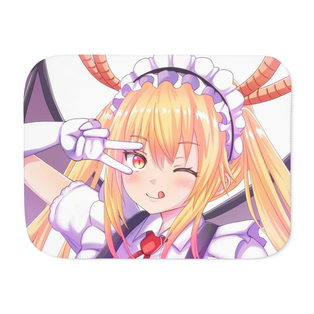 Miss Kobayashi's Dragon Maid Kobayashi San Chi No Maid Dragon, Tohru Sherpa Blanket