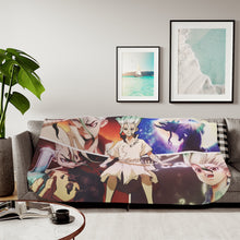 Load image into Gallery viewer, Anime Dr. Stone Sherpa Blanket
