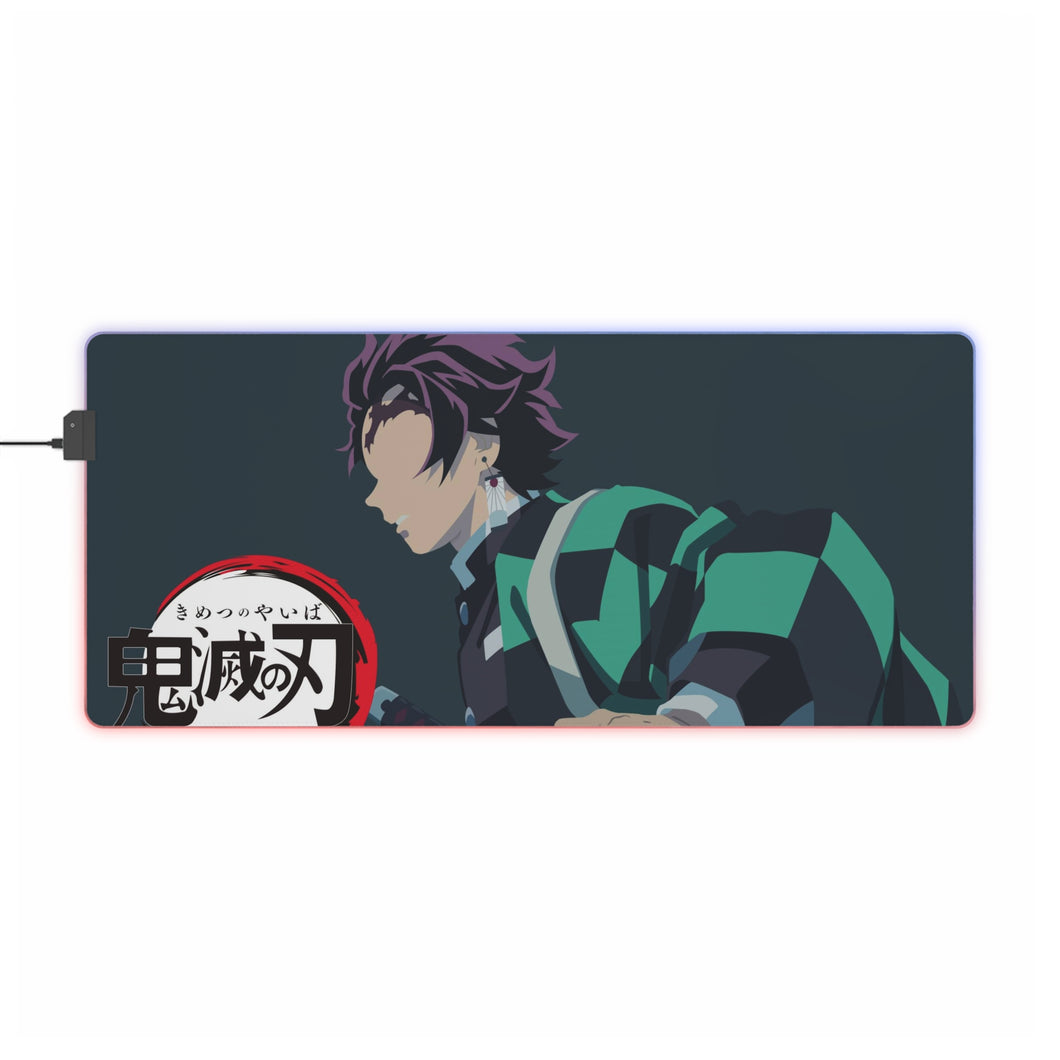 Tanjirou Kamado from Demon Slayer : Kimetsu no Yaiba for Dekstop RGB LED Mouse Pad (Desk Mat)