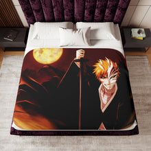 Load image into Gallery viewer, Ichigo Vizard Sherpa Blanket
