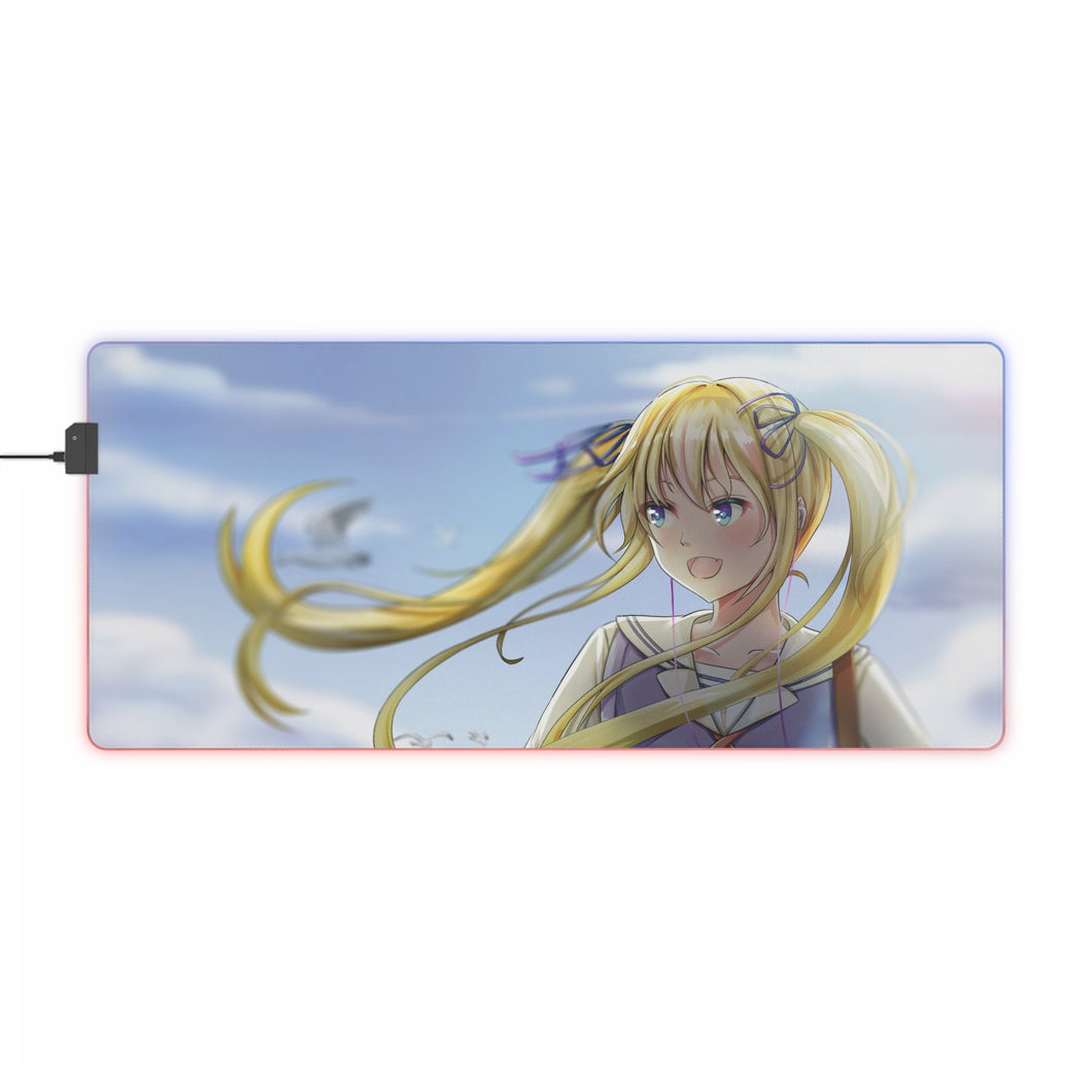 Saekano: How To Raise A Boring Girlfriend RGB LED Mouse Pad (Desk Mat)