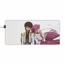 Load image into Gallery viewer, Code Geass Suzaku Kururugi, Euphemia Li Britannia RGB LED Mouse Pad (Desk Mat)
