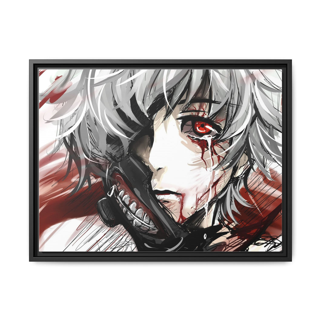 Kaneki Ken ( Tokyo Ghoul) Canvas Framed Art Print