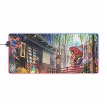 Load image into Gallery viewer, Anime Geisha RGB LED Mouse Pad (Desk Mat)
