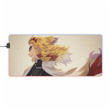 Load image into Gallery viewer, Kyojuro Rengoku RGB LED Mouse Pad (Desk Mat)
