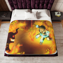 Load image into Gallery viewer, Anime Fire Force Sherpa Blanket
