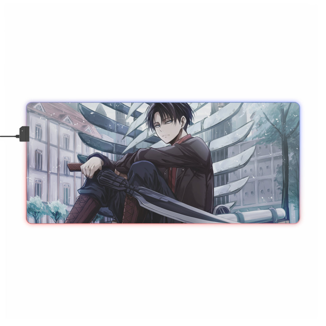 Anime Attack On Titan RGB LED Mouse Pad (Desk Mat)