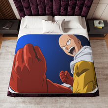 Load image into Gallery viewer, One-Punch Man Sherpa Blanket
