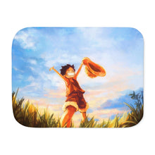 Load image into Gallery viewer, Monkey D. Luffy Sherpa Blanket
