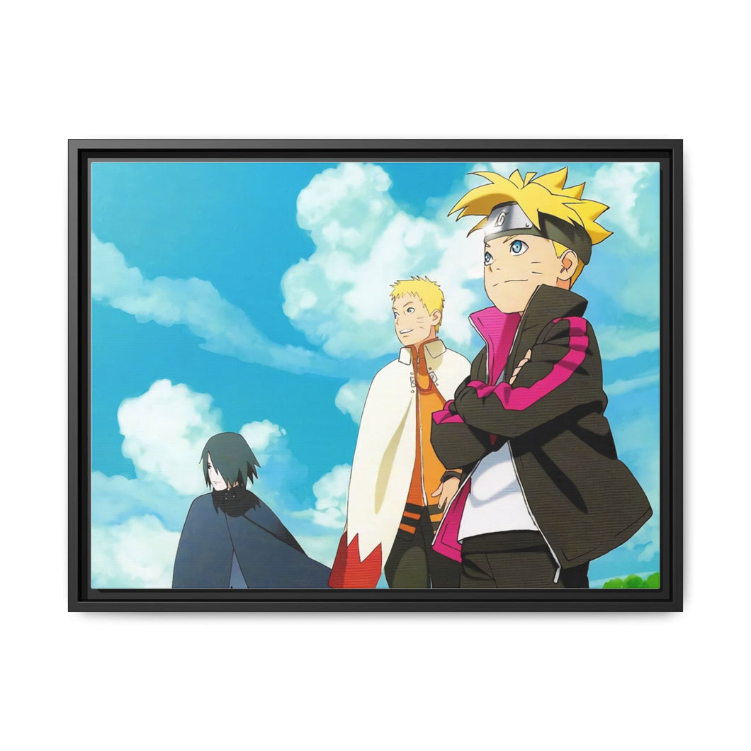 Boruto Canvas Framed Art Print