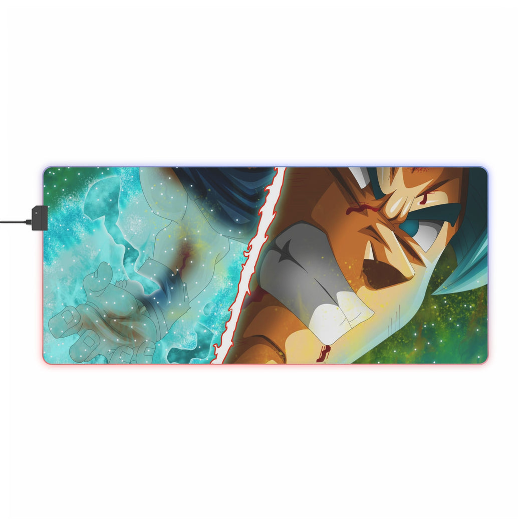 Goku wrath RGB LED Mouse Pad (Desk Mat)
