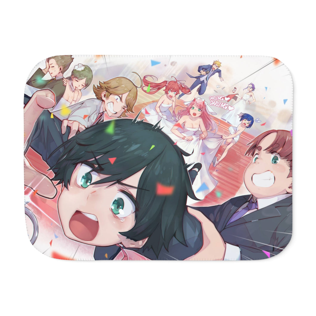 Darling in the FranXX Sherpa Blanket