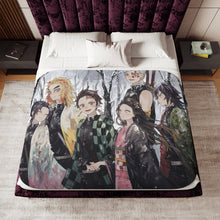 Load image into Gallery viewer, Anime Demon Slayer: Kimetsu no Yaiba Sherpa Blanket
