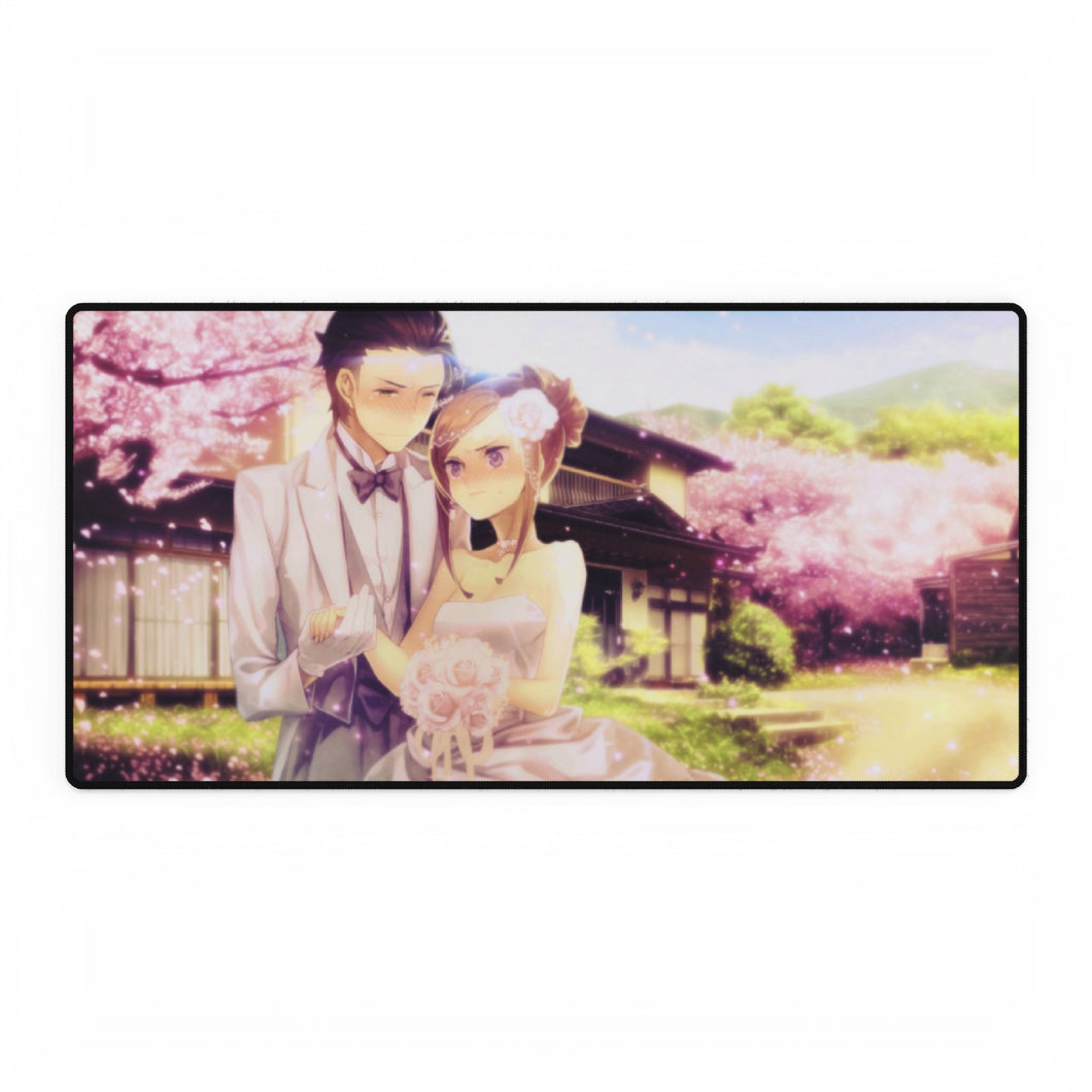 Okabe and Kurisu Wedding Mouse Pad (Desk Mat)