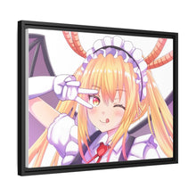 Load image into Gallery viewer, Miss Kobayashi&#39;s Dragon Maid Kobayashi San Chi No Maid Dragon, Tohru Canvas Framed Art Print
