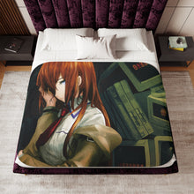 Load image into Gallery viewer, Makise Kurisu Sherpa Blanket
