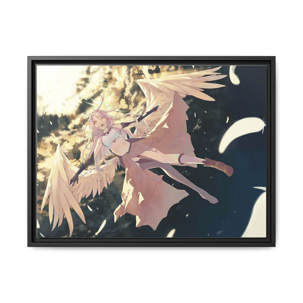 Anime No Game No Life Canvas Framed Art Print