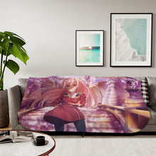 Load image into Gallery viewer, Zero Two Smile Sherpa Blanket

