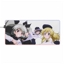 Load image into Gallery viewer, Girls und Panzer RGB LED Mouse Pad (Desk Mat)
