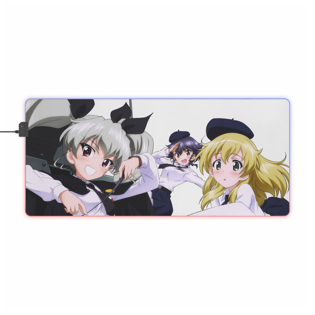 Girls und Panzer RGB LED Mouse Pad (Desk Mat)