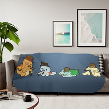 Load image into Gallery viewer, starters with classical style Sherpa Blanket
