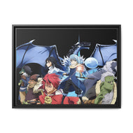 Anime That Time I Got Reincarnated as a Slime Canvas Framed Art Print