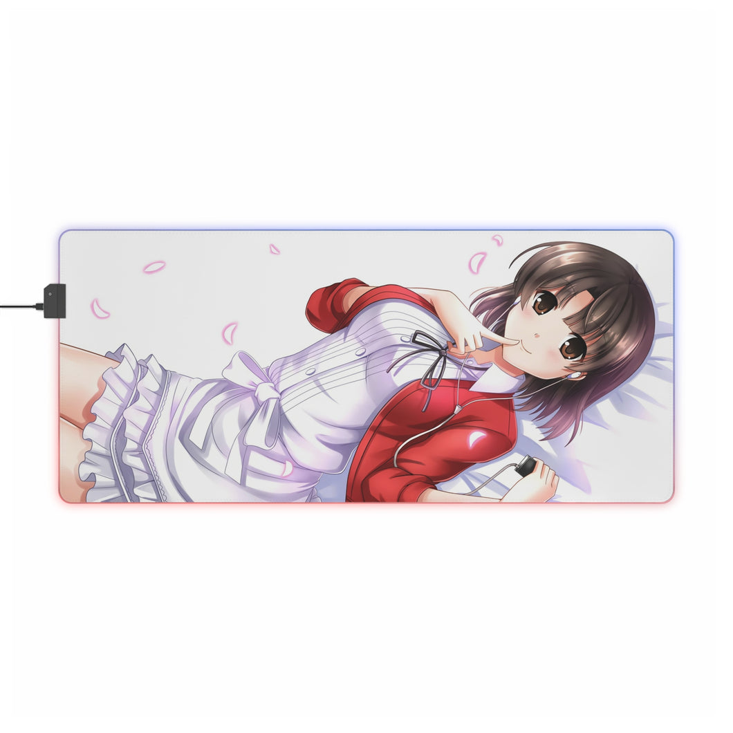 Saekano: How To Raise A Boring Girlfriend RGB LED Mouse Pad (Desk Mat)