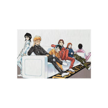 Load image into Gallery viewer, Bleach Ichigo Kurosaki, Rukia Kuchiki, Orihime Inoue, Yasutora Sado Rug
