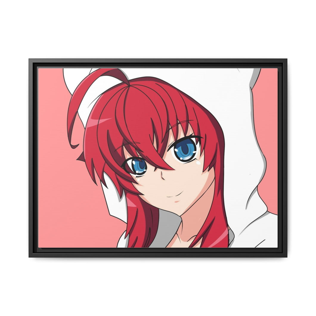High School DxD Rias Gremory Canvas Framed Art Print
