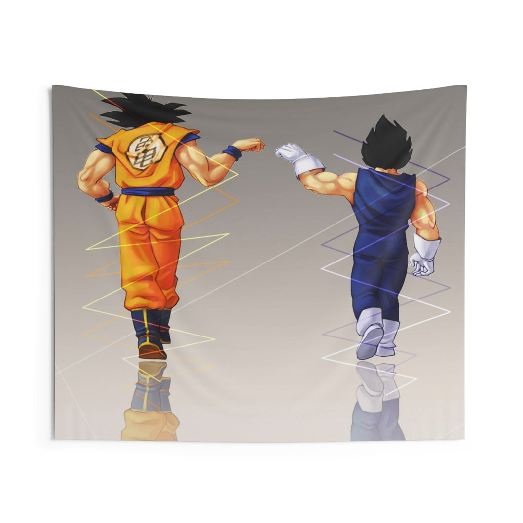 goku & vegita Indoor Wall Tapestry